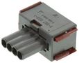 HOUSING, RECEPTACLE, 1 ROW, 4WAY, PBT-GF 2-967059-1