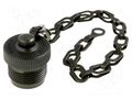 Protection cover; external thread,threaded joint; olive; MS/DS AMPHENOL DS25042-10D
