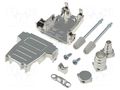 Enclosure for connectors: D-Sub; D-Sub 15pin,D-Sub HD 26pin ENCITECH DSSK-M-15-L-K