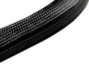 ZIPPER BRAIDED CABLE WRAP, PE, BLK, 1M, 3.28 FT PP001383