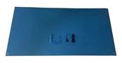 2 X 4 FOOT ESD MAT 2MM-0.079 THICK, LIGHT BLUE, 2 BUTTONS, WRIST STRAP, GROUND CORD 18AM7638 CQ-ESD-MAT-2X4.