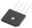BRIDGE RECTIFIER, SINGLE PHASE, 4A, 100V THOUGH HOLE GBU4B