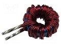 Inductor: wire; THT; 10uH; 6A; 13.9mΩ; Inductor: toroidal; Ø: 16.5mm FERYSTER DTMSS-12.5/0.010V
