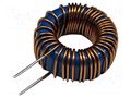 Inductor: wire; THT; 68uH; 2A; 87.6mΩ; Inductor: toroidal; Ø: 18.5mm FERYSTER DTMSS-16/0.068/2V