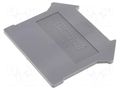 End piece; grey; polyamide; UK PHOENIX CONTACT D-UK4/10