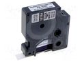 Tape; 12mm; 5.5m; white; Character colour: black DYMO DYMO.18764