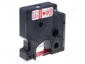 Tape; 12mm; 7m; transparent; Character colour: red DYMO DYMO.S0720520