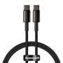 Baseus Tungsten Gold Cable Type-C to Type-C 100W 2m (black), Baseus CATWJ-A01