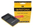 PATONA Dual Quick-Charger f.Sony NP-FM500H FM500H incl. USB-C cable, PATONA 1951 4055655124041