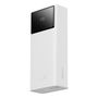 Baseus EnerFill FP41 30000mAh 22.5W Powerbank with Baseus Simple USB-A - USB-C 3A 30cm Cable - White, Baseus E0027K01 E0027K01