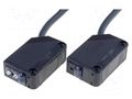 Sensor: photoelectric; transmitter,receiver; Range: 0÷15m; NPN OMRON E3Z-T61