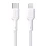 Dudao L9X 30W USB-C - Lightning Cable 2m - White, Dudao L9X_white 2M L9X_white 2M