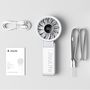 Jisulife Handheld Fan Life7 5000mAh Portable USB Fan - Gray, Jisulife Life7_black_50_grey Life7_black_50_grey
