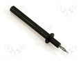 Measuring tip; 32A; 1kV; black; Tip diameter: 4mm; Socket size: 4mm HIRSCHMANN T&M PRUEF2700SW
