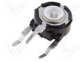 Potentiometer: mounting; single turn,vertical; 1kΩ; 100mW; ±20% PIHER PT6LH-1K