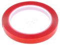 Tape: fixing; W: 12mm; L: 5m; Thk: 0.5mm; double-sided; acrylic AFTC AFTC-5305-12MM-5M