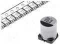 Capacitor: electrolytic; low ESR; SMD; 100uF; 25VDC; Ø6.3x7.7mm PANASONIC EEEFPE101XAP