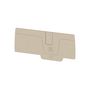 End plate (terminals), 64.93 mm x 2.1 mm, dark beige Weidmuller 1991970000 04050118376692