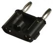 DUAL TEST ADAPTER, 15A, SCREW, BLACK 1675-103