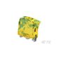 Terminal, screw terminal, green yellow, 16mm, 2 positions, DIN rail mounted ENTRELEC 1SNK516150R0000