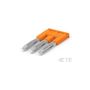 Shorting switch, 3 pole , orange 5.2mm ENTRELEC 1SNK905303R0000