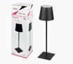 Įkraunamas, stalinis šviestuvas, 3.5W, 400lm, IP54, šiltai balta 3000K, 4000mAh, juodas 200432 5905378200432