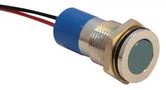INDIC FLUSH CHROME BLUE 12VDC,IP67 Q14F3CXXB12E