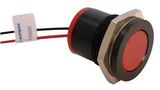 INDIC FLUSH BLACK RED 24VDC,IP67 Q22F7BXXR24E
