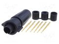 Connector: circular; plug; male; 3A; 125V; PIN: 6; EN2; soldering SWITCHCRAFT EN2C6M26DCW
