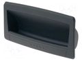 Holder; technopolymer PA; black; L: 50mm; W: 90mm; F2: 0.5kN; D: 17mm ELESA+GANTER EPR.90-PF-C1
