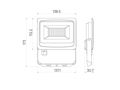 Светодиодная линейка LITE Прожектор ФОТОН 30Вт 4000К 3000лм, IP65 203525