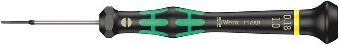 2035 Screwdriver for slotted screws for electronic applications, 0.18x1.0x40, Wera 05117991001