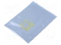 Protection bag; ESD; L: 127mm; W: 76mm; Thk: 50um EUROSTAT GROUP ERS-207710305