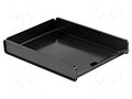 Bin; ESD; 245x341x43mm; 258x343x53mm; polypropylene; black EUROSTAT GROUP ERS-410940005