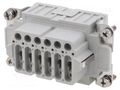 Connector: HDC; female; CDS; PIN: 18; 10A; 400V; 18+PE; size 57.27 ILME CDSF18