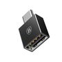 Baseus Exquisite USB to USB-C 2.4A Adapter (Black), Baseus CATJQ-B01