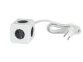 Adapter CUBE 5 socket 16A/3680W 1,5m Schuko AURA line 205796 5905378205796