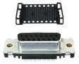 D SUB CONN, PLUG, DA, 15POS, CABLE 1658610-3