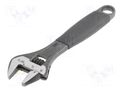 Wrench; adjustable; Jaw capacity: 20mm; Overall len: 158mm; ERGO® BAHCO SA.9070