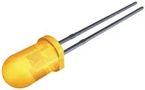 LED, YELLOW, T-1 3/4, 30MCD, 585NM SSL-LX5093YD