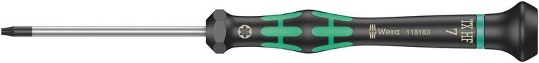 2067 TORX® HF Screwdriver with holding function for electronic applications, TX 7x60, Wera 05118183001