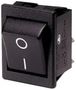 ROCKER SW, DPST-NO, 16A, 250VAC, PANEL C1350ALAAFB