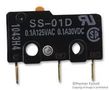 MICROSW, SPDT, 0.1A, 125VAC, QC SS-01-FT