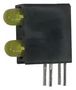 HOUSING LED, W/2 LED, YELLOW L-7104MD/2YD
