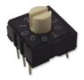 SWITCH, ROTARY, THT, 10X10, 10 POS, 3X3 MCRH3MAF-10R-V-B