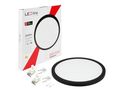 LED panelė universali EASY FLEX 18-21-24W CCT 2110lm, apvali juoda 210011 5905378210011