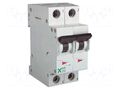 Circuit breaker; 250VDC; Inom: 4A; Poles: 2; for DIN rail mounting EATON ELECTRIC FAZ-C4/2-DC