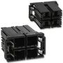 HOUSING, RECEPTACLE, D-5200M, 4WAY 917807-2