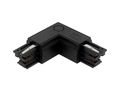 Connector L for 3 phase trak LUMICANTO left black with feeding PRIME 210653 5905378210653