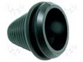 Grommet; stepped; PVC; black; Øcable: 10÷22mm; t: 3mm ESSENTRA SR1709-22